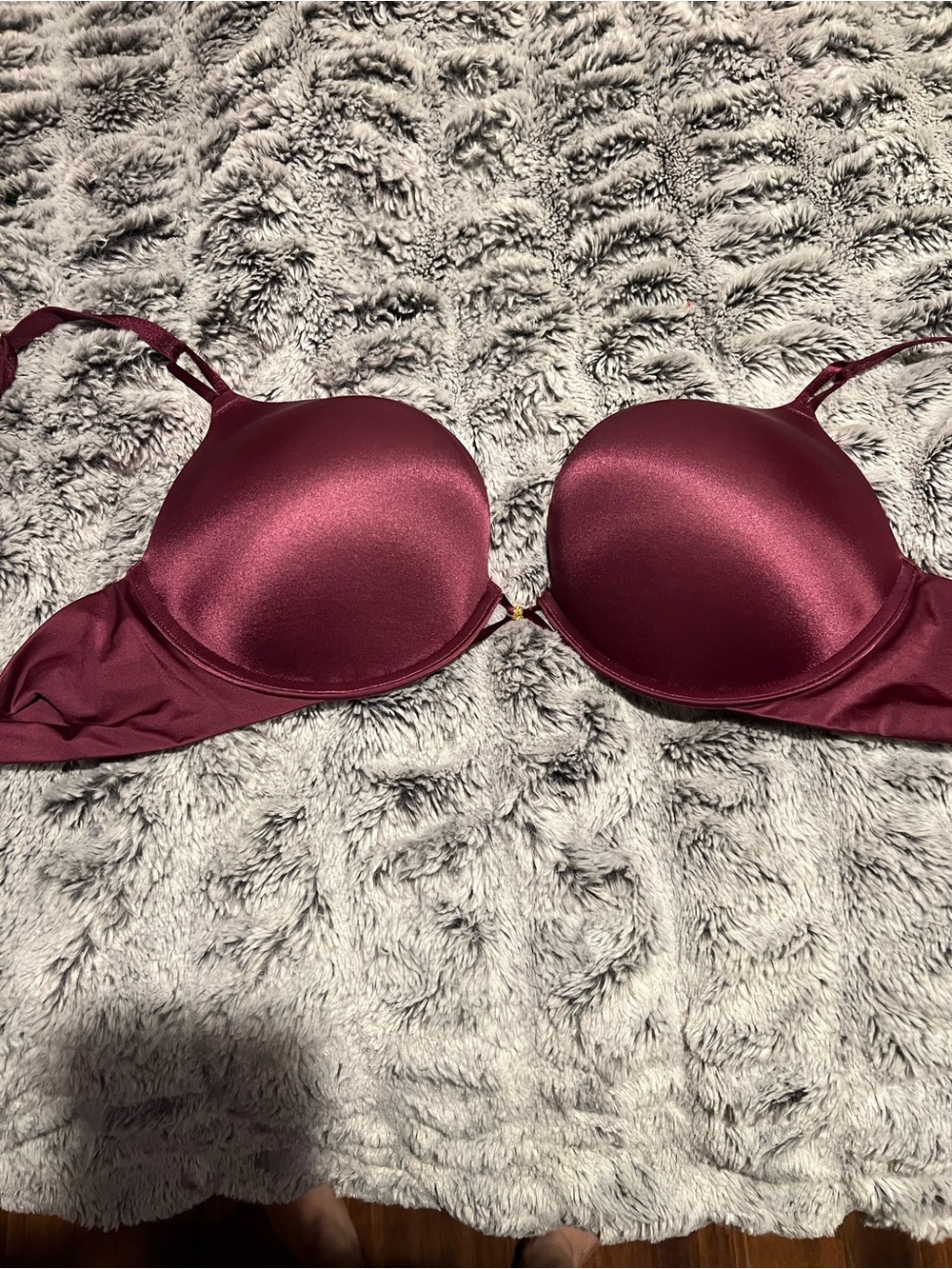 Victoria’s Secret bombshell bra. Maroon